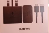 Samsung 25W USB-C Power Adapter (EP-T2510) Complete with type C to C cable – Black