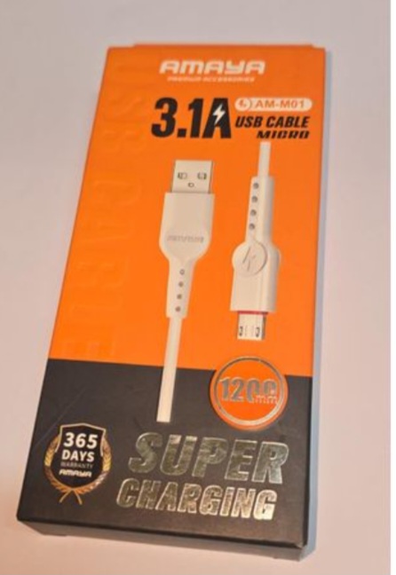 Super charger 3.1A USB cable micro