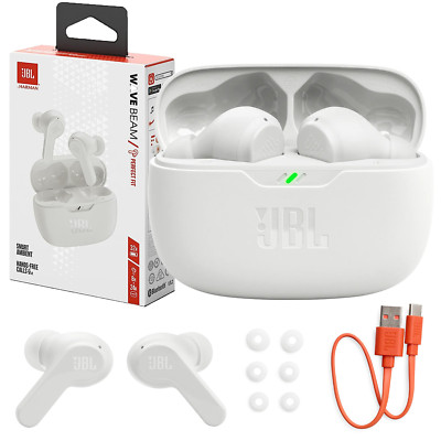 JBL WAVEBEAM WIRELESS EARBUDS.