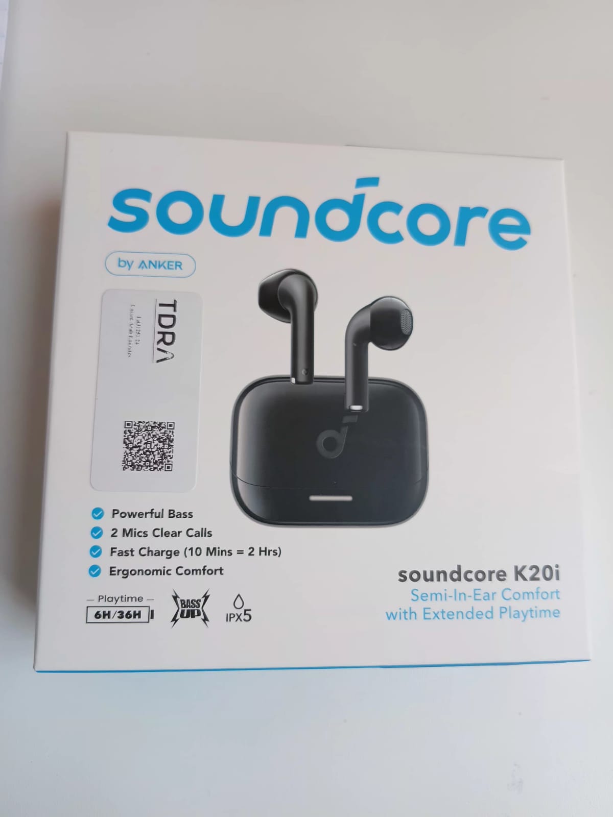 Anker Soundcore K20i wireless Earbuds.