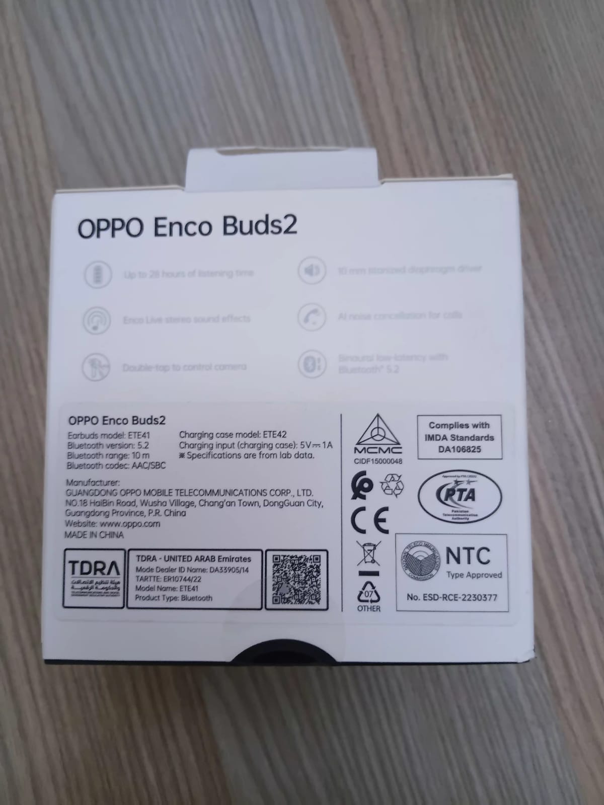 OPPO ENCO EARPHONES BUDS 2