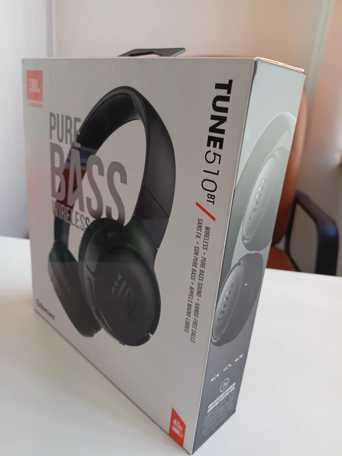 JBL WIRELESS PURE BASS BASS SOUND HEADPHONES TUNE 510BT