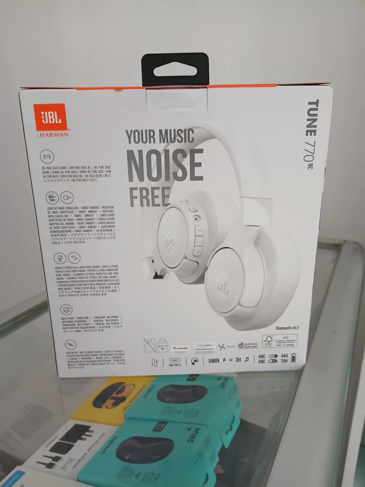 JBL WIRELESS NOISE FREE HEADPHONES TUNE 770NC